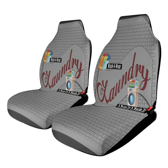 Laundry Car Seat Covers,Universal Auto Front Seats Protector Fits for Car,SUV Sedan,Truck