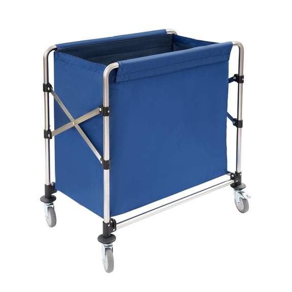 Laundry Cart with Wheels, Foldable Laundry Cart, Laundry Cartfor Home Hotel for Hotels, Apartments, Warehouses, Hospitals, Rehabilitation (34.25*19.7*36.22in)
