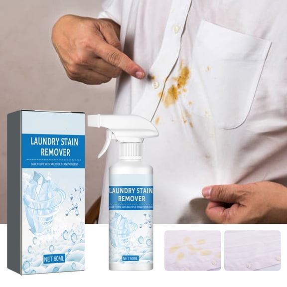 Laundry Cleaner, Clothes Stain Remover, Spot Remover for Clothes, Oxy Stain Remover, No-Rinse Pre- That Lifts Fresh and Set-In Marks on Cotton, Linen, and Most Washable Clothing