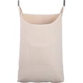 thumbnail image 1 of Laundry Collector, Laundry Hamper, Door Hanging Laundry bag with hooks (Beige, 65Liters), 1 of 4