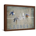 thumbnail image 1 of Laundry Day Bluebirds, Animals Framed Art Print Wall Art by Jai Johnson Sold by Art.Com, 1 of 6