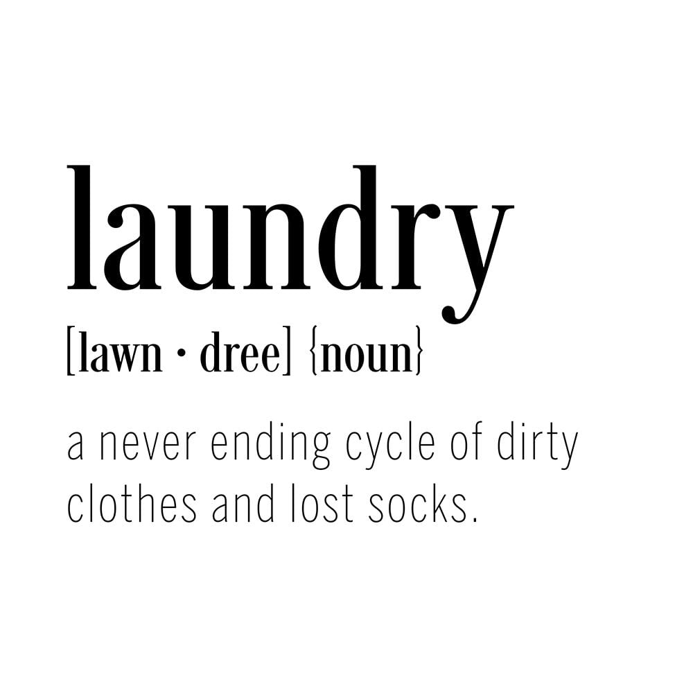 Laundry Definition by CAD Designs (12 x 12)
