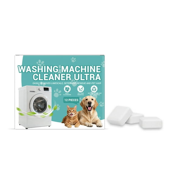 Laundry Deodorizing Cleaning Tablets Drum-Style Washer With Easy Use, Odor Removal And Plastic Packaging For Laundry Care And Home Maintenance 3X2X1In 0.1Lb