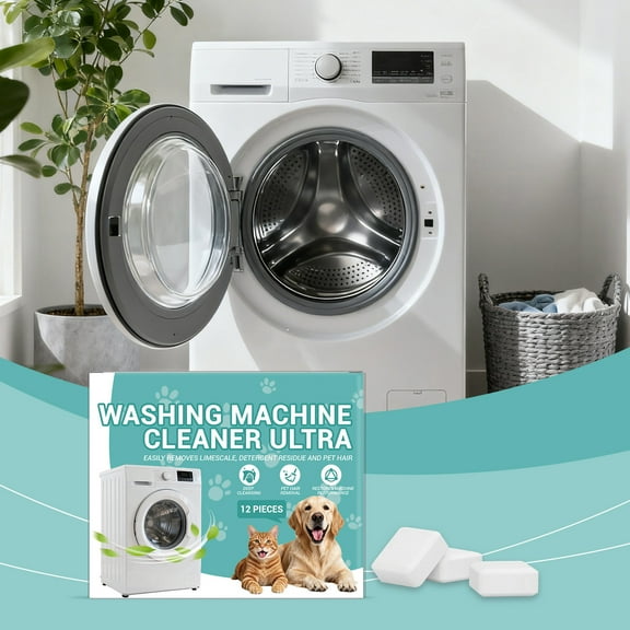 Laundry Deodorizing Cleaning Tablets, Removes Tough Odors from Clothes, Safe for All Fabrics and Eco Friendly, for Washing Machine Use and Fresh Laundry