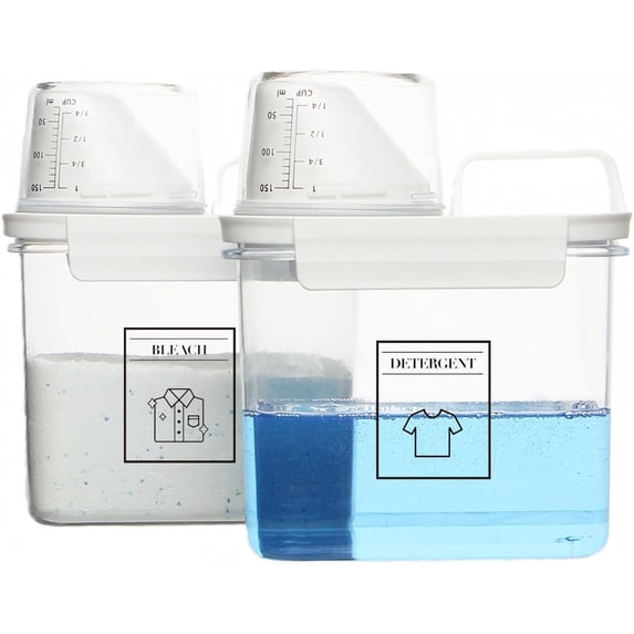 Laundry Detergent Dispenser, Liquid Laundry Container & Powder Soap ...
