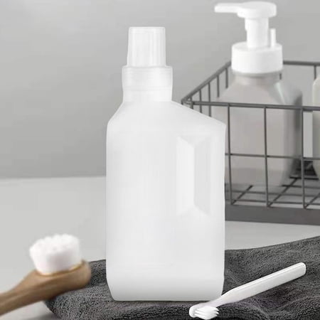 Laundry Detergent PE Container White, for Family Travel Large 500ml 85x203mm