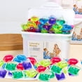thumbnail image 1 of Laundry Detergent Pacs,Laundry Detergent Power Paks, Attacks Stains, Fresh Burst Scent, 100 Count​, 1 of 7