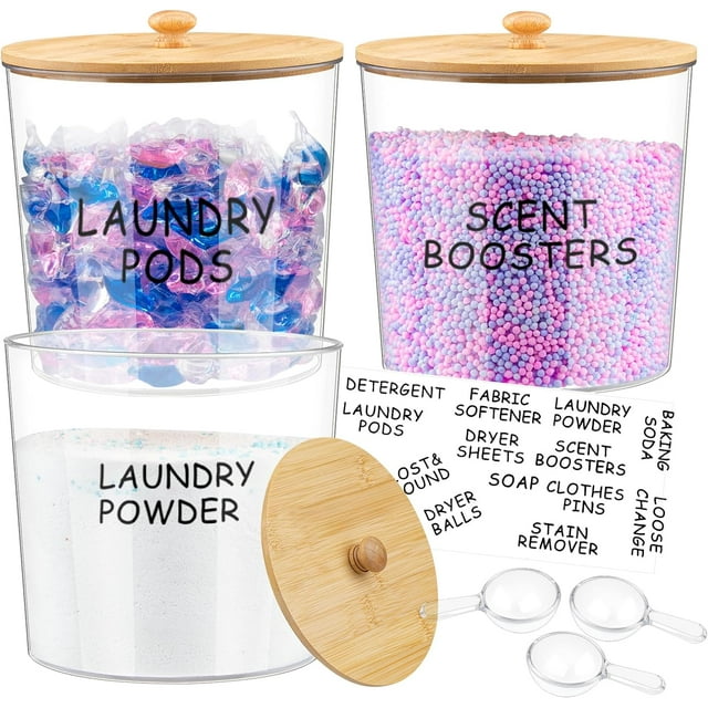 Laundry Detergent Pods Container Acrylic Laundry Room Organization and