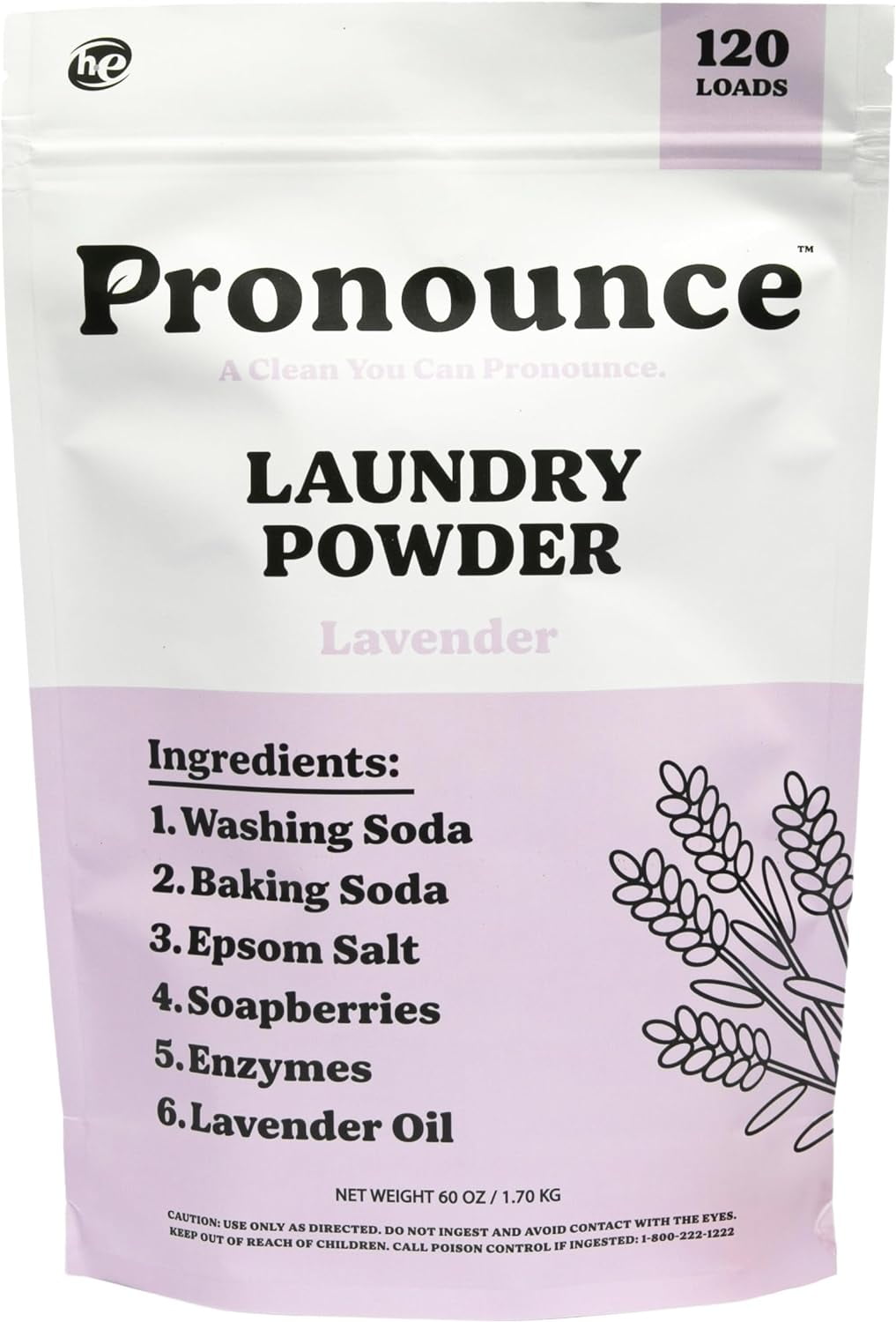 Laundry Detergent Powder Alternative NonToxic, EcoFriendly, Natural for Sensitive Skin