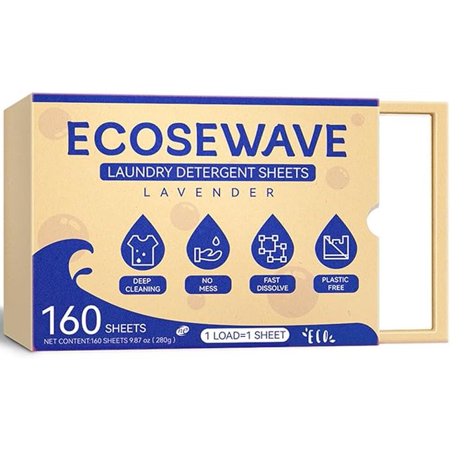 Laundry Detergent Sheets, 160 sheets, Fresh linen Scent, Hypoallergenic