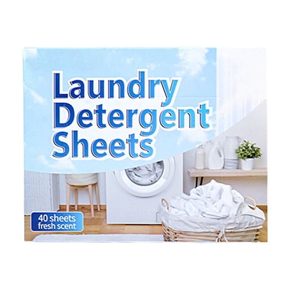 Laundry Detergent Sheets Powerful Stain Remover Safe Friendly Water Soluble Travel Friendly For Various Washing Machine