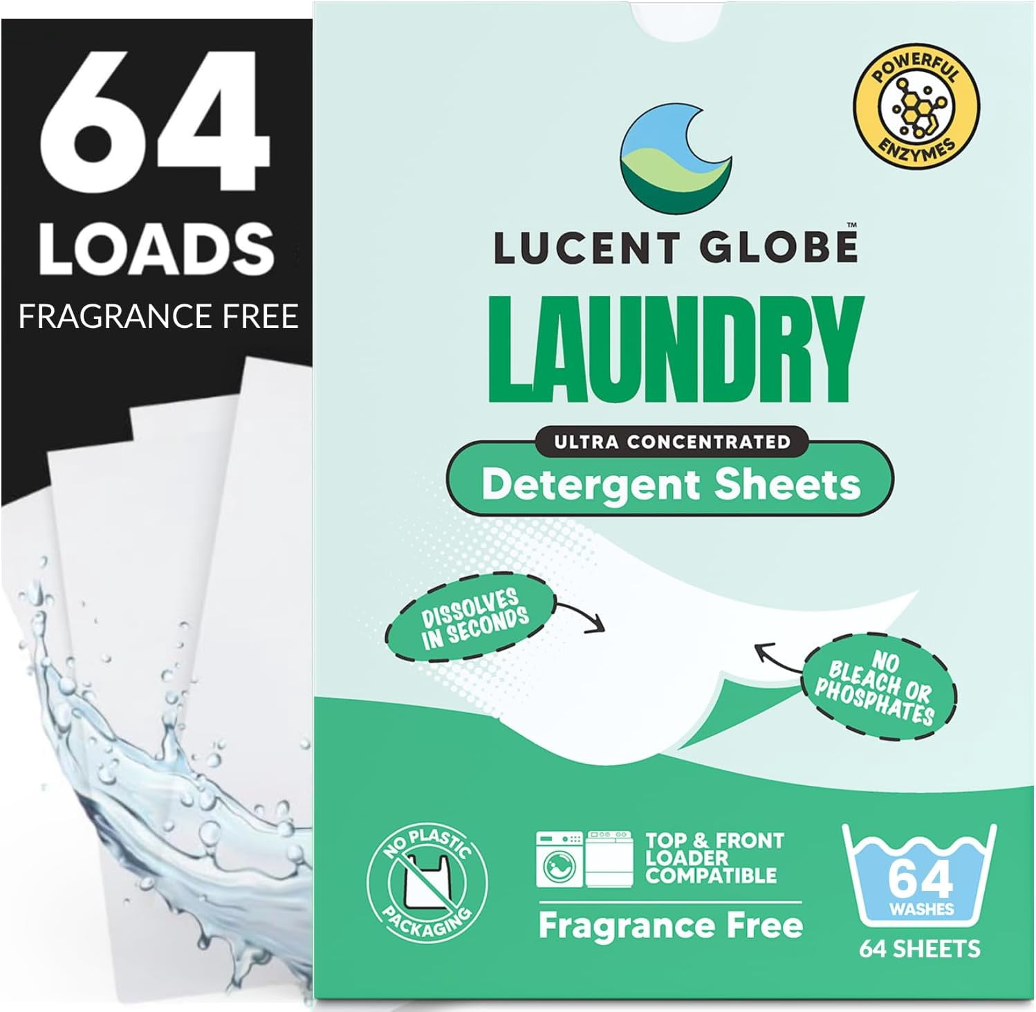 Laundry Detergent Sheets. Pre-Measured Laundry Sheets. Powerful Stain ...