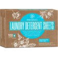 thumbnail image 1 of Laundry Detergent Sheets Unscented - Zero Waste, Plastic and Scent Free, Natural Soap - Travel Size Essentials for Washing Clothes, 100 Loads (Unscented), 1 of 5