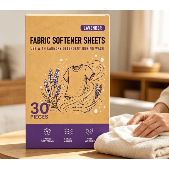 Laundry Detergent Sheets Up to 30 Loads, Lavender Scent - Great For Travel,Apartments, Dorms,Laundry Detergent Strips Eco Friendly & Hypoallergenic