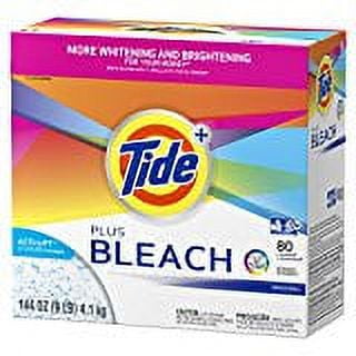 Tide Laundry Detergent with Bleach  144 oz, Case of 2