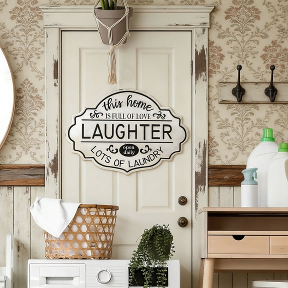 Laundry Door Sign Laundry Signs for Laundry Room Decor Laundry Room Signs Large Metal Laundry Room Wall Decor