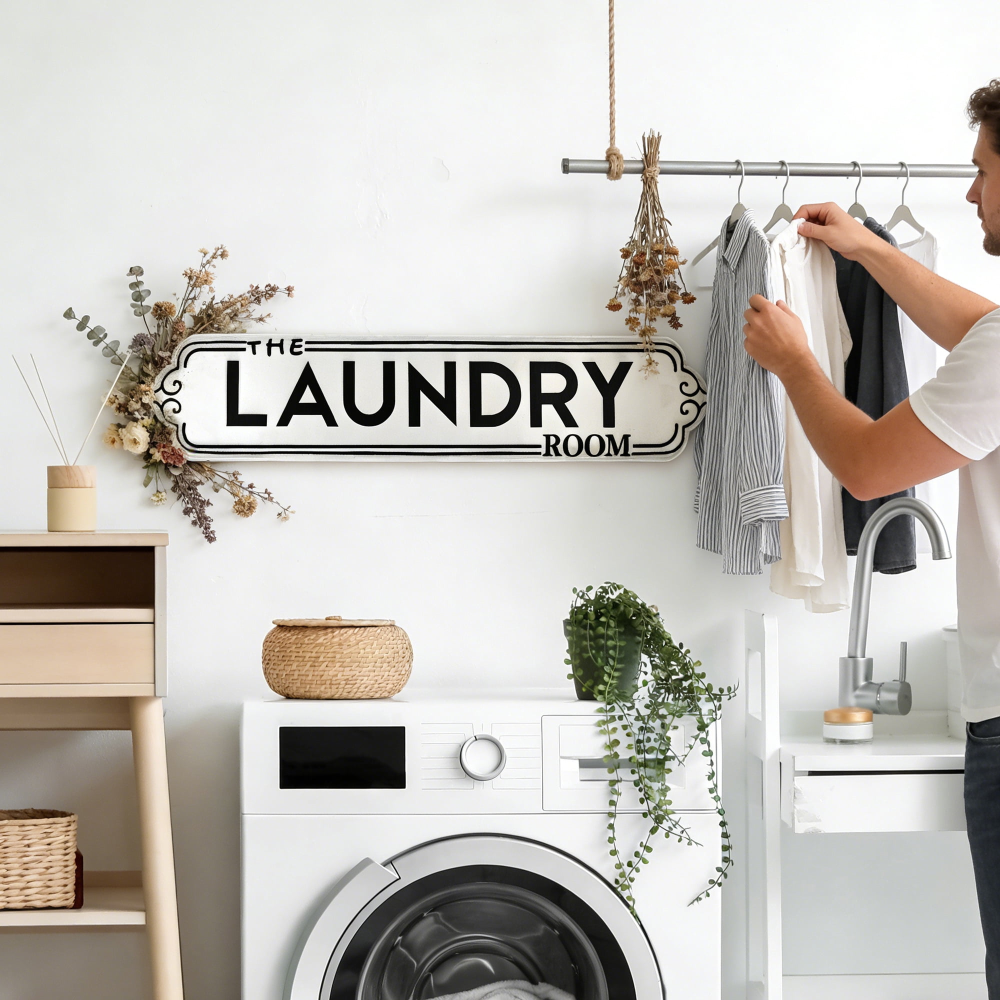 Laundry Door Sign Laundry Signs for Laundry Room Decor Laundry Room ...