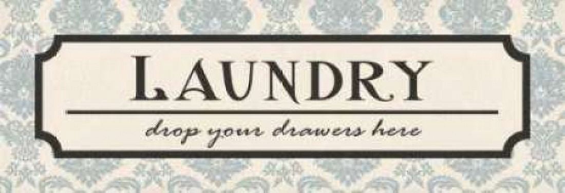 Laundry Drawers Canvas Art - N Harbick (8 x 24)