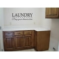 thumbnail image 1 of Laundry Drop Your Drawers Here Wall Quote Decal Vinyl Words Home Lettering, 1 of 2