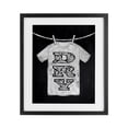 thumbnail image 1 of Laundry Dry Ornate Letters Black Framed Print Under Glass, design by Marcus Prime, 1 of 10