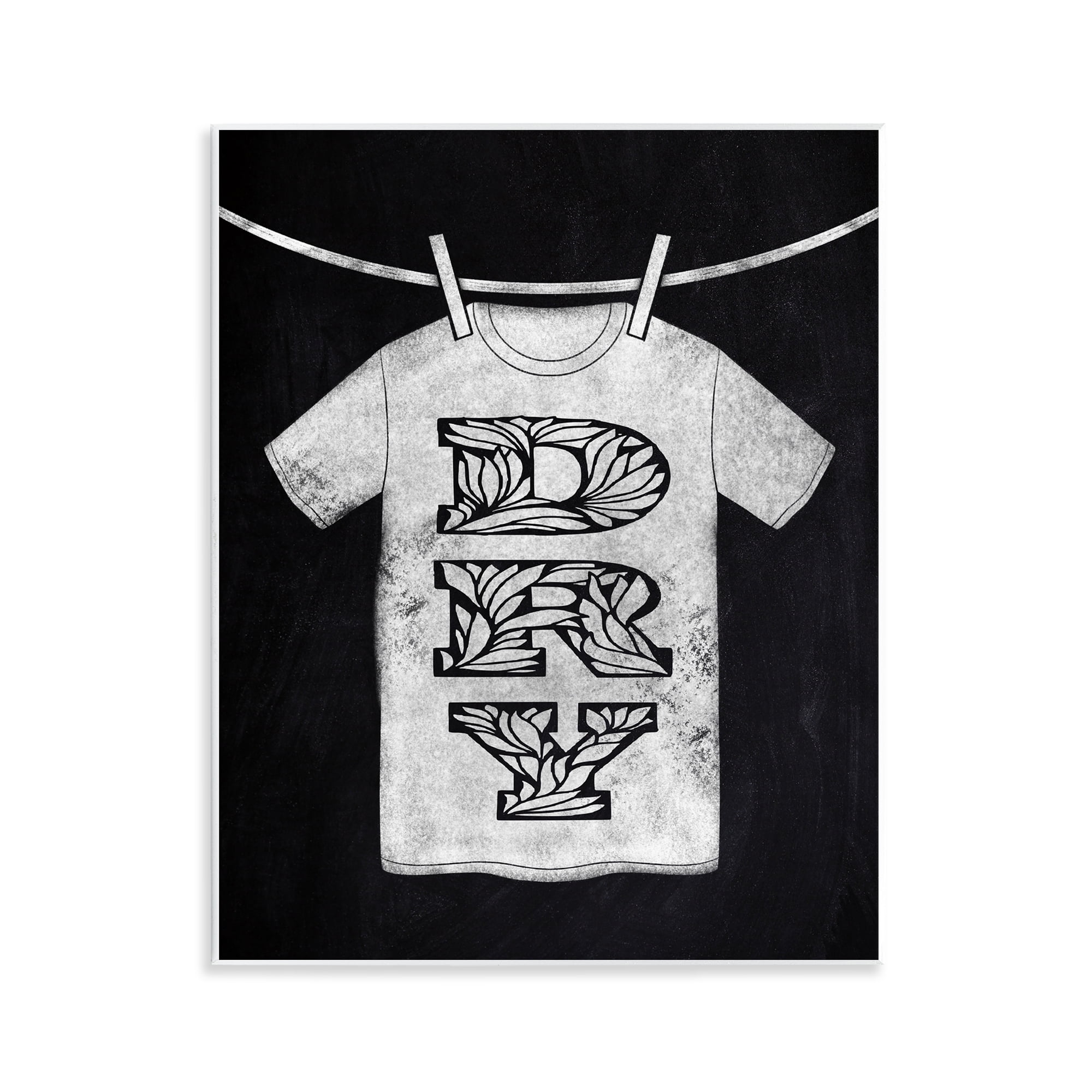 Laundry Dry Ornate Letters Wall Plaque Art, design by Marcus Prime