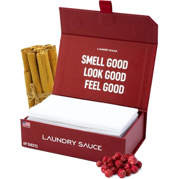 Laundry Dryer Sheets (French Saffron), Luxury Fragrance, Contains Essential Oils, Softens Fabric, Removes Static Cling, Eco-Friendly Packaging, Travel Friendly, 69 Count