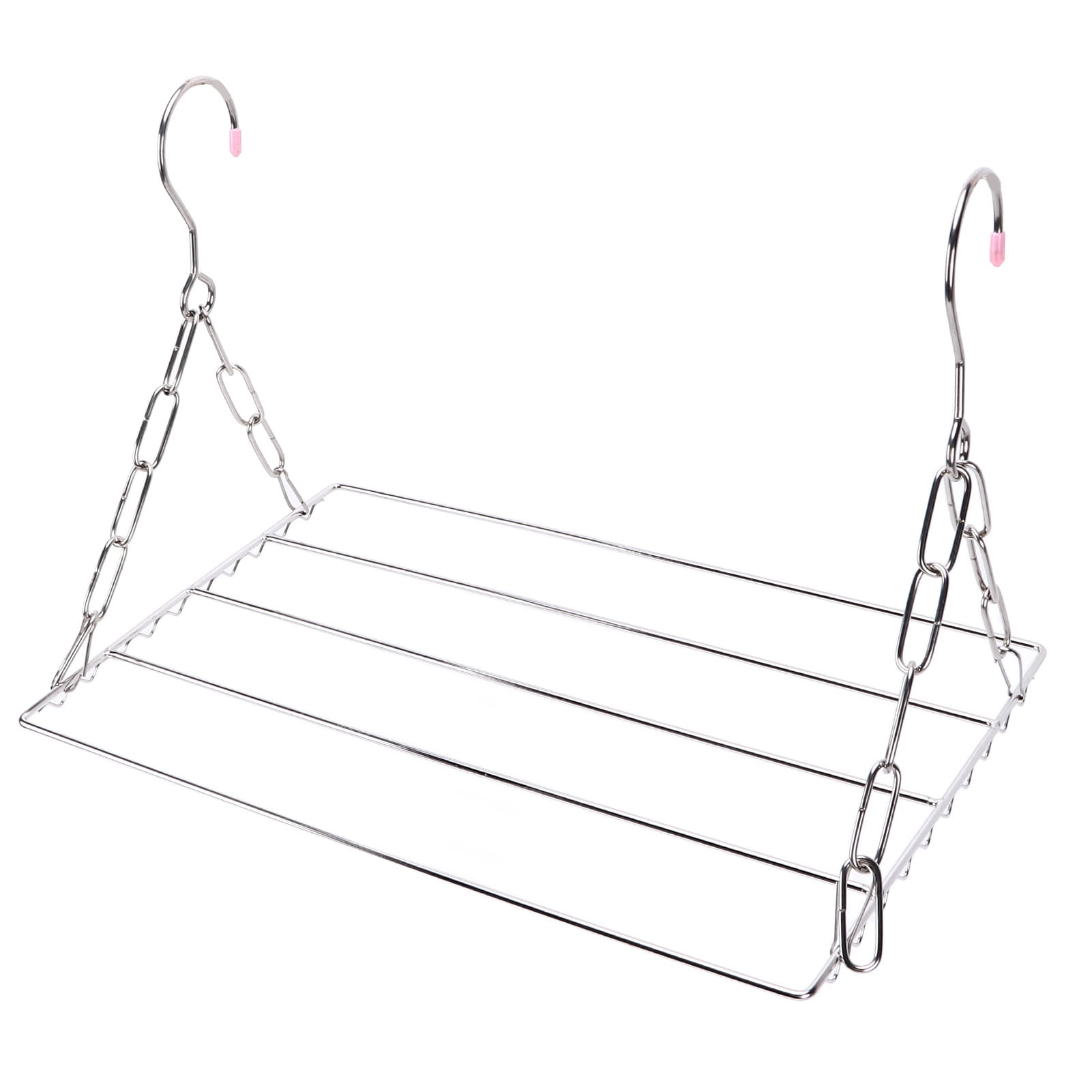Laundry Drying Rack, Widely Used Hanging Silver Stainless Steel