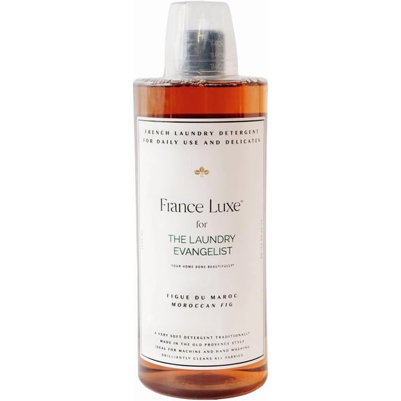 The Laundry Evangelist Gentle Laundry Detergent, Enzyme-Free -Based Wash for Delicate Fabrics, Safe for Silk,  & Fine Garments, Moroccan Fig Scent, 33.3 fl oz