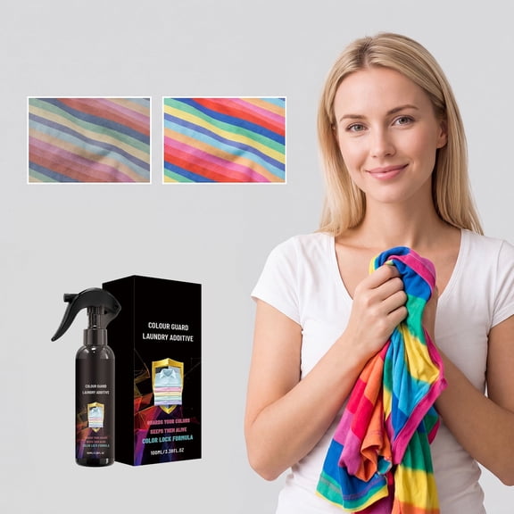 Laundry , Fabric Color Restorer 100 ml, Revives Faded Clothing, Gentle Non-Irritating Formula, Easy Soak or Spray Application, Long-Lasting Effect