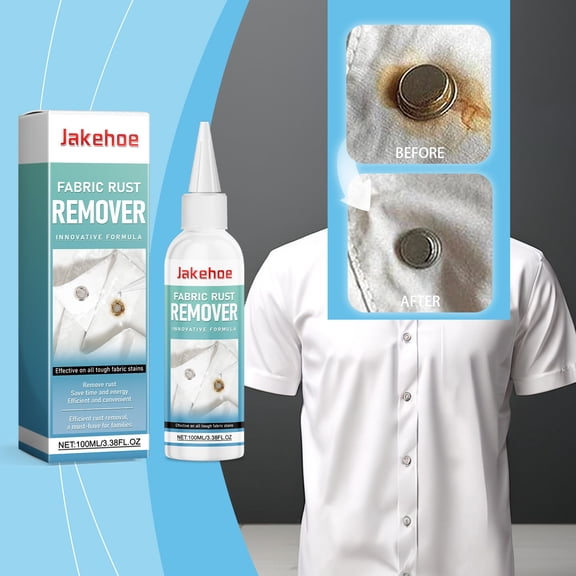 Laundry Fabric Rust Remover, Rust Stain Remover for Clothes, Fabric Rust Stain Remover for Clothes, Rust Remover Eraser for Fabric, Fabric Rust Stain Remover Strong Clothes Rust Remover