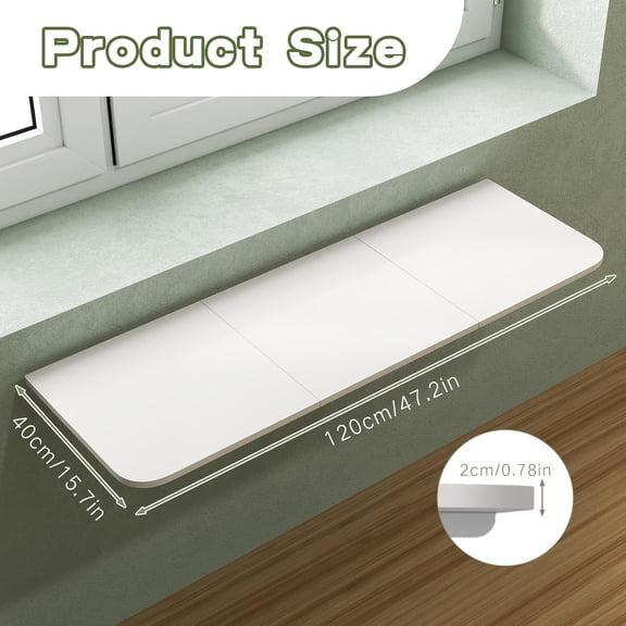 Laundry Folding Table, Wall Mounted Folding Table, 47.2x15.7 in, Laundry Fold Down Table Wall Mounted Desk for Balcony Office