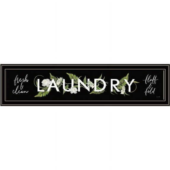 Laundry-Fresh & Clean by House Fenway Framed Print Wall Art Wood Multi-Color