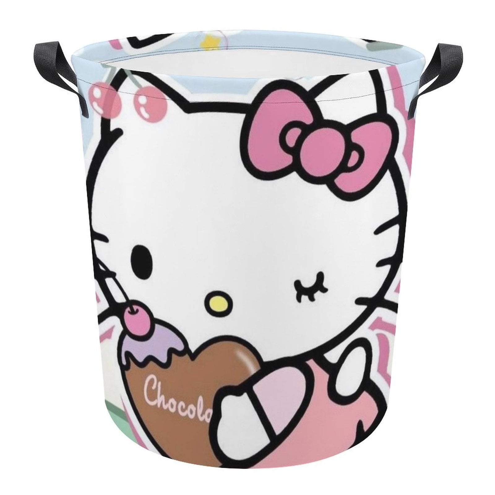 Laundry Hamper Cute Hello Kitty Laundry Baskets Large Girls Boys Kid Clothes Hampers Organizer