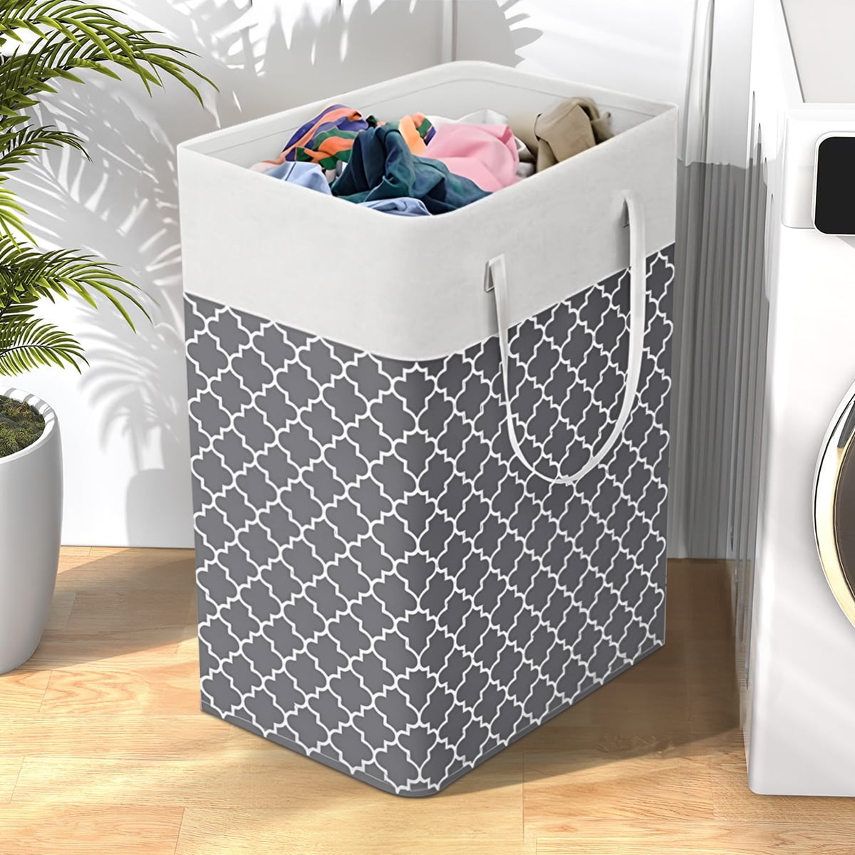 Laundry Hamper,Laundry Bag,ZPL 75L Oxford Fabric Laundry Basket with