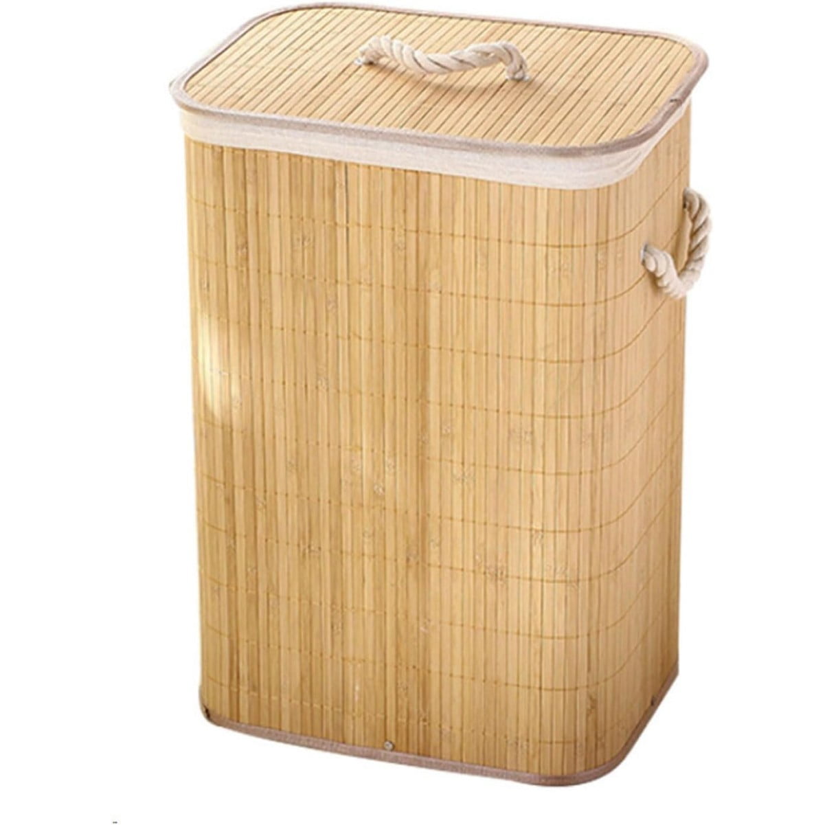 Laundry Hamper with Lid, 72L Clothes Hamper with Removable Liner ...