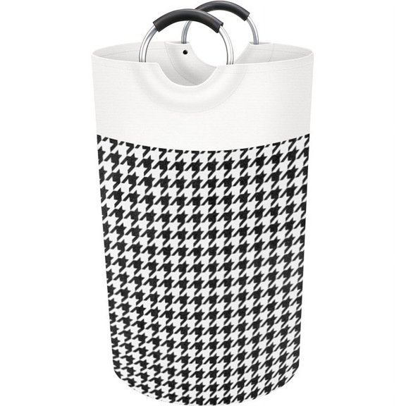 Laundry Hamper, Personalized Dirty Clothes Hamper Storage Basket for Bathroom Bedrooms, Customized Name Circular Hamper with Handles Gifts for Boys Girls Men Women