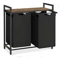 thumbnail image 1 of Mekek Adult 2/3/4 - Bins Laundry Hamper adult, Black, 1 of 6