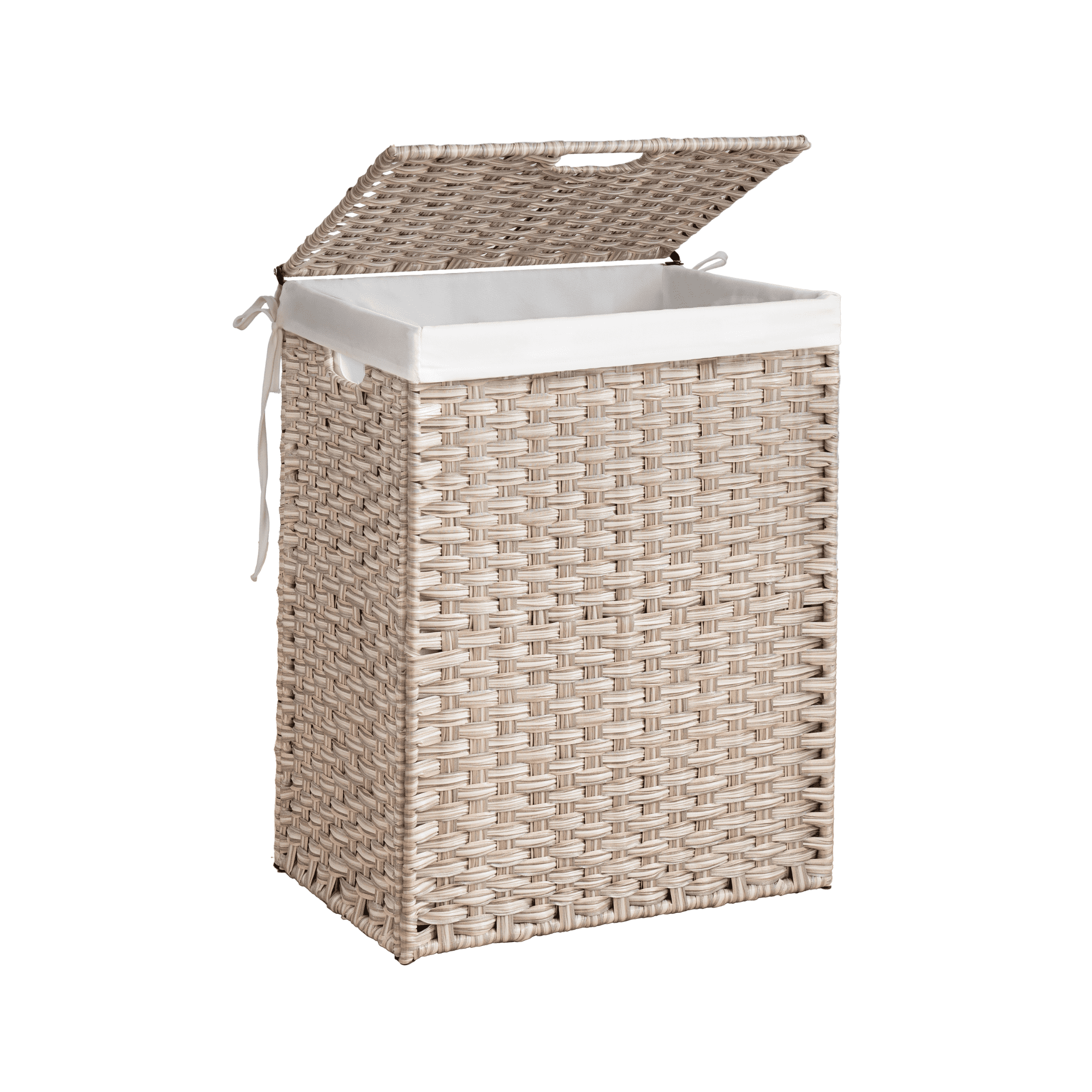 Laundry Hamper With Lid And Liners Steel Frame Clothes Hamper For ...