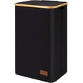 thumbnail image 1 of Laundry Hamper with Lid  DOFASAYI 120L Foldable Laundry basket with Bamboo Handles, Black, 1 of 5