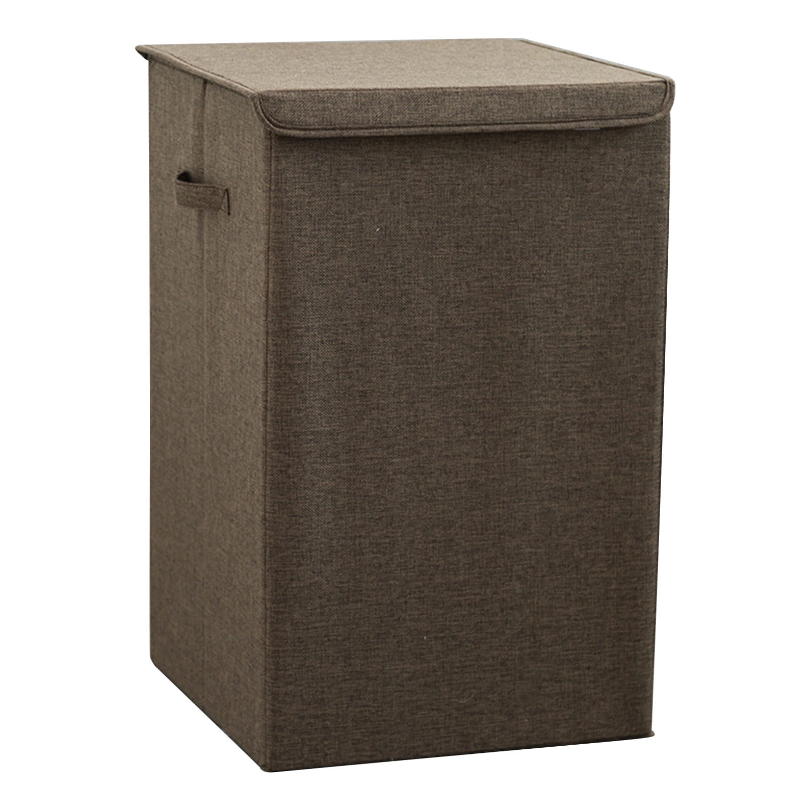 Laundry Hamper with Lid Dirty Clothes Bucket Storage Box Fabric ...