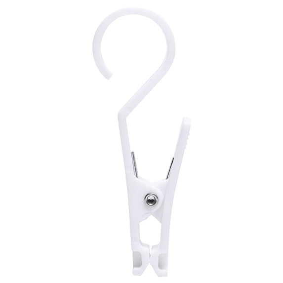 Laundry Hooks, Hanging Clips, Clothes Pins, Closet Hanger Organizer Clamp, Socks Towel Clip, Heavy Duty Clothespin, Hanger Clips for Closet Travel Pants Socks Handbag, 10 Pcs, 4.33x0.59"
