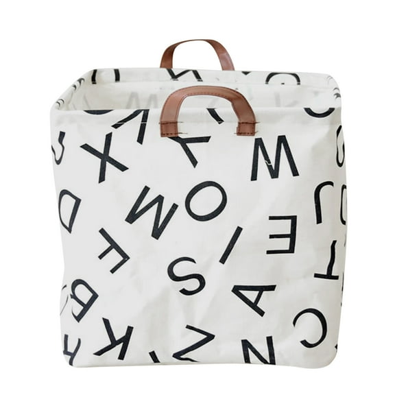 Laundry Large Laundry Long Handle Freestanding Laundry Square Bucket Clothes Towel Grey Storage