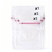Mesh Laundry Bag Set, Mesh Laundry Bags with Auto-Lock Zippers, Underwear Bags for Delicate Clothing, Mesh Laundry Wash Bags 5 pcs for Delicate Garments, Shirts, Stockings, Bras.