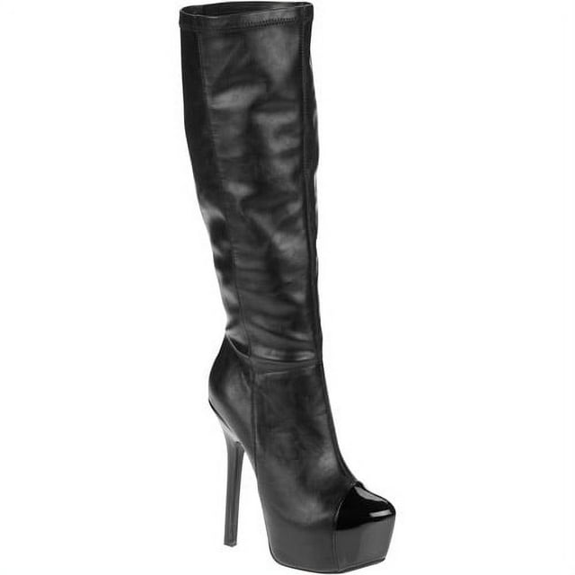 Laundry List Women's Platform Captoe Knee High Boots