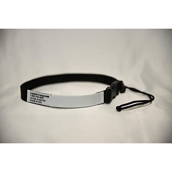 Laundry Loop with Sock Snare, Premium Black Laundering Strap