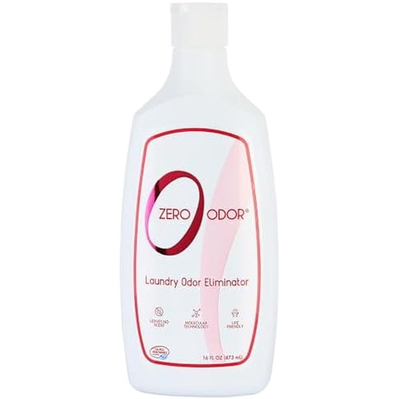 – Laundry Odor Eliminator - Permanently Eliminate laundry Odor – Patented Molecular Technology Best For Clothes, Towels & Linens, Shoes, Bags, Etc. - rinse and refresh Again, 16oz