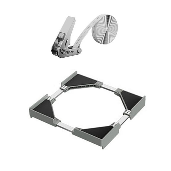 Laundry Pedestal Washer And Dryer Base Stand Platform Heavy Duty Multifunctional Base Retractable Drying Shelf