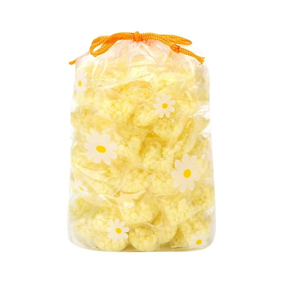 Laundry Perfume Beads 50pcs,Long-Lasting Fresh Scent Laundry Pearls Dissolvable in Washing Machine,Soft Fragrance Penetrates Clothes and Linens,Easy to Use for Home,Travel,Hotel Laundry Care-yellow