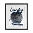 thumbnail image 1 of Stupell Industries French Country Laundry Phrase with Hanger Contour Black Framed Print Under Glass, 13 x 16, by Jesse Keith, 1 of 8