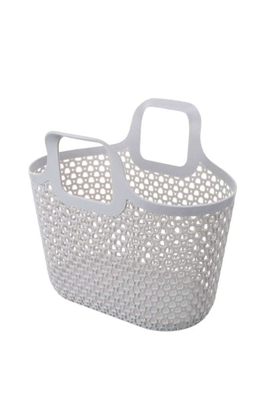 Laundry Pro Portable Shower Tote Bag for Bathroom Flexible Storage with Handle Sturdy Utility for Kitchen and Pantry